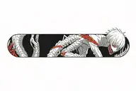 ken kaneki centipede tattoo design idea