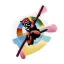 deadpool full color tattoo design idea