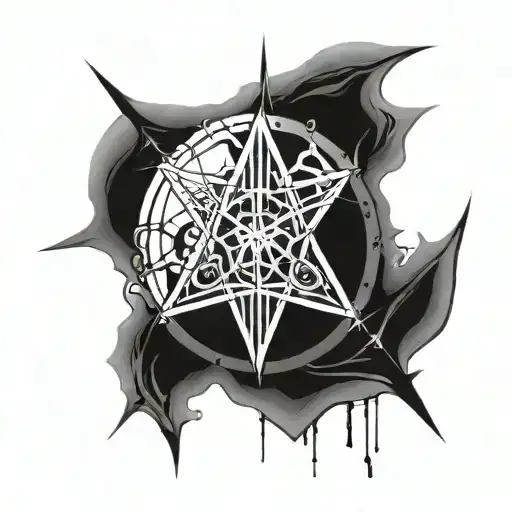 cybersigil design incorporating tattoo design idea