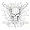 Cybersigilism tattoo design idea