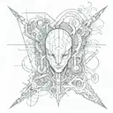 Cybersigilism tattoo design idea