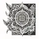 cybersigil design opium tattoo design idea