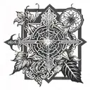 cybersigil design opium tattoo design idea