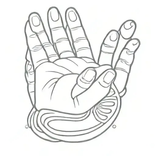 murugan vel with hand holding tattoo design idea
