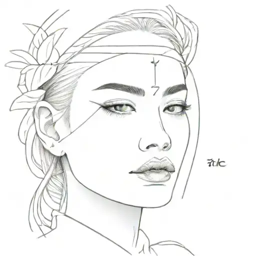 tattoo above eyebrow "TTC tattoo design idea