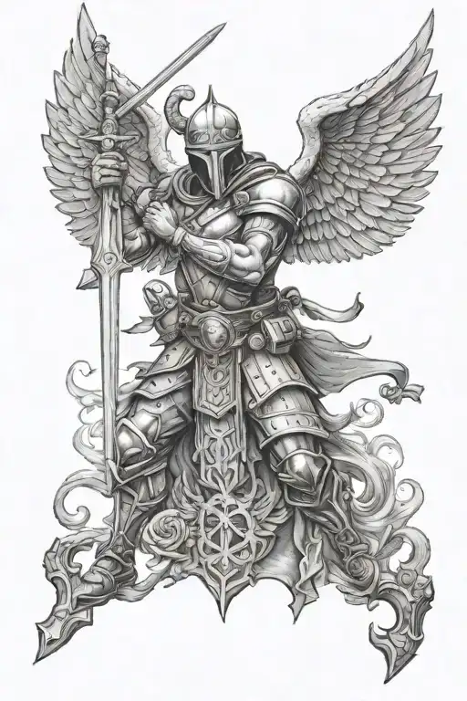 “God gives his toughest battles to his strongest soldiers tattoo design idea