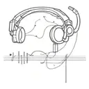 music techno rave  tattoo design idea