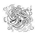 noodle soup tattoo design idea