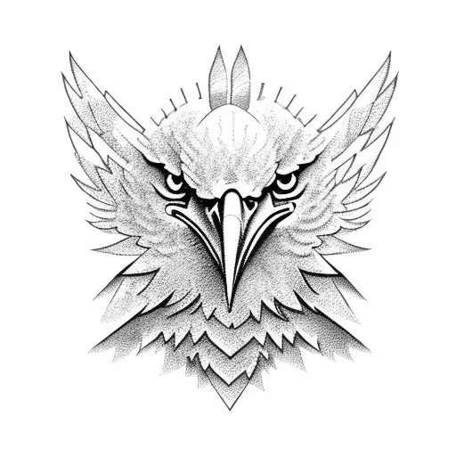 Eagle with Corinthians tattoo design idea
