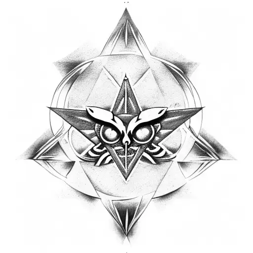 Deathly Hallows, triforce, dragon balls tattoo design idea