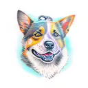 Australian cattle dog tattoo design idea