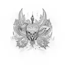 vulva city  tattoo design idea