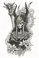 osiris tattoo design idea