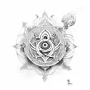 shiv with mantra tattoo design idea