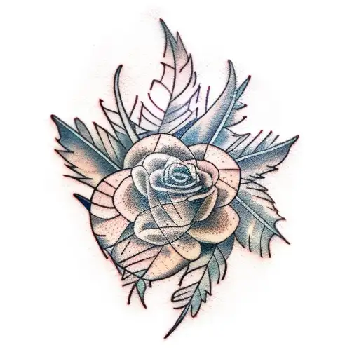 books, vines, feathers, blackberries  tattoo design idea