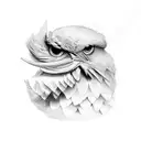 name with feather pen tattoo design idea