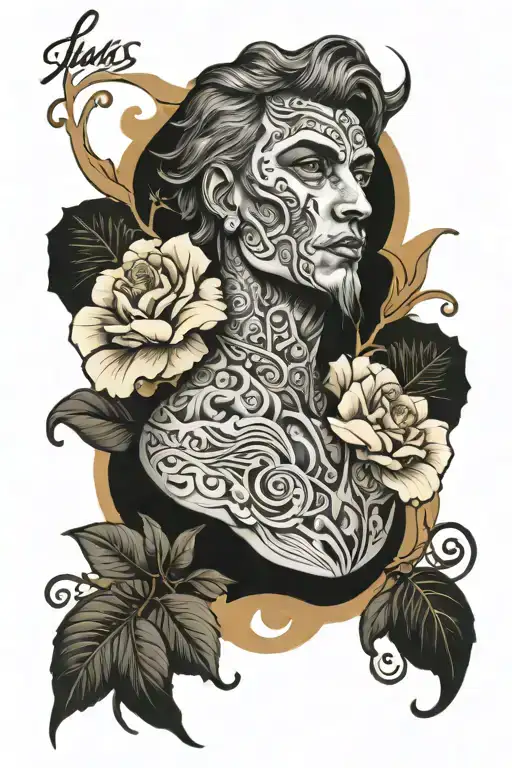 Julius Cesar tattoo design idea