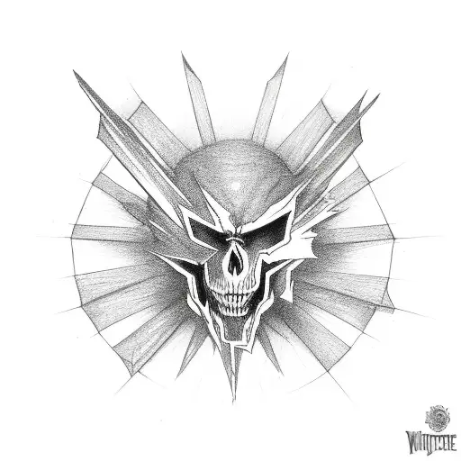motionless in white, I prevail, falling in reverse  tattoo design idea
