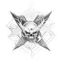 motionless in white, I prevail, falling in reverse  tattoo design idea