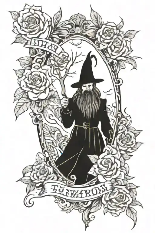 the wizard of oz tattoo design idea