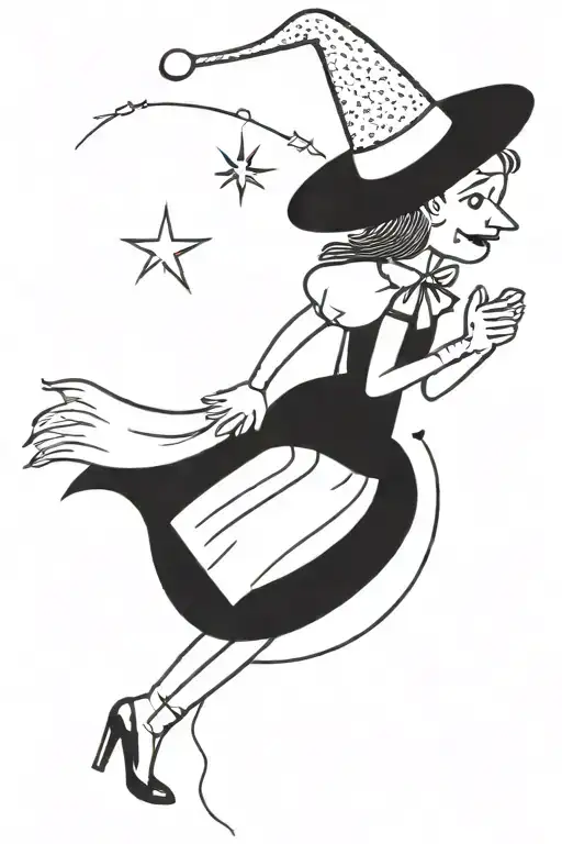 the wizard of oz tattoo design idea