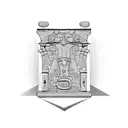 ancient history of persepolis tattoo design idea