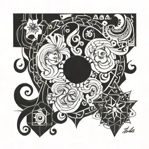 abba tattoo design idea