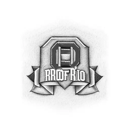 Melanoma ribbon with reds logo ohio state logo baseball hall of fame logo tattoo design idea