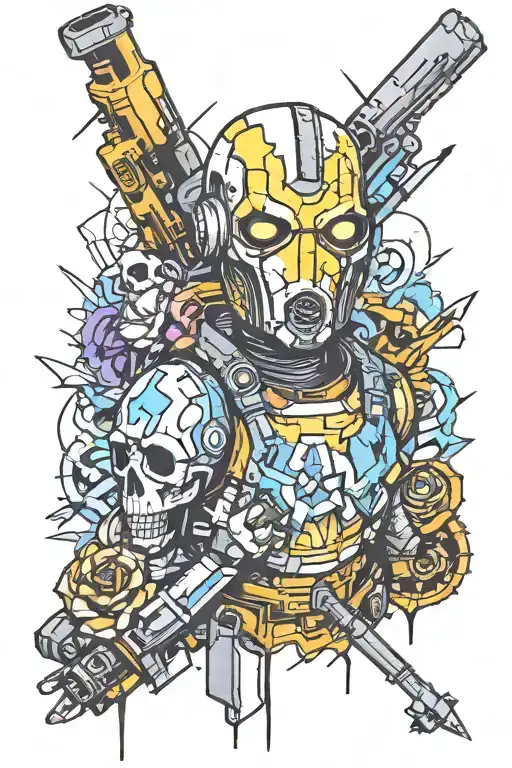 borderlands tattoo design idea