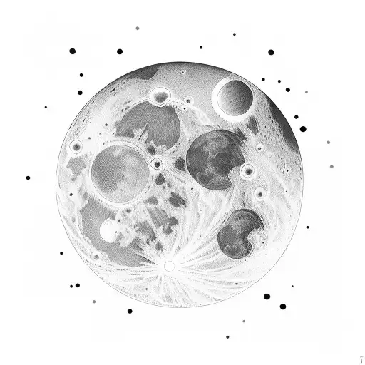 Moon music syotos morse tattoo design idea