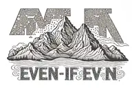 the phrase "Even If" written above an outline of a mountain with "D&C 58:3" written underneath mountain tattoo design idea