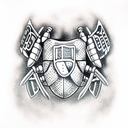 Serbian kosovo warrior bettle tattoo design idea