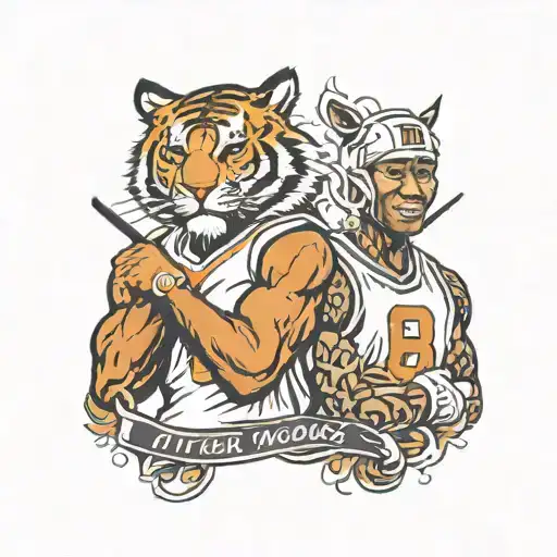 Tiger Woods Kobe Bryant Peyton Manning tattoo design idea