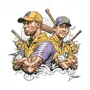 Tiger Woods Kobe Bryant Peyton Manning tattoo design idea