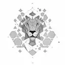 Constellation Leo  tattoo design idea