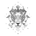 Constellation Leo  tattoo design idea