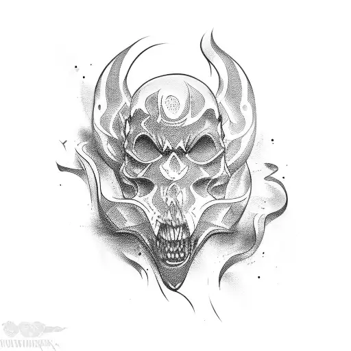 hood tattoo design idea