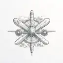 aviation tattoo design idea