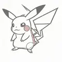 Pikachu tattoo design idea