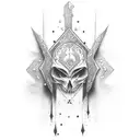 grief tattoo design idea