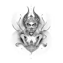 grief tattoo design idea