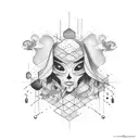 grief tattoo design idea