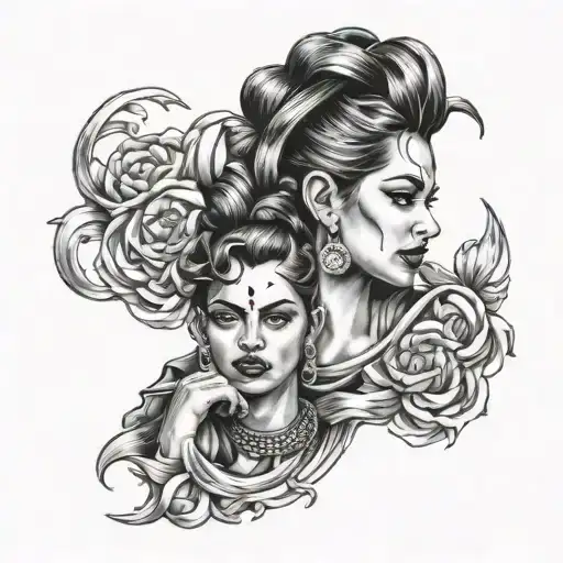 chola tattoo design idea