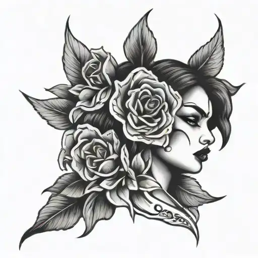 chola tattoo design idea