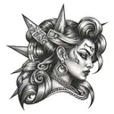 chola tattoo design idea