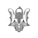 Hamsa Symbol tattoo design idea