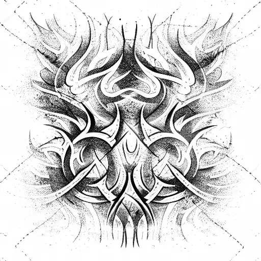 flames tattoo design idea