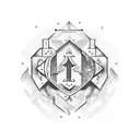 initials  tattoo design idea