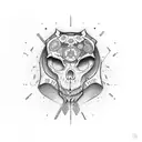 initials  tattoo design idea