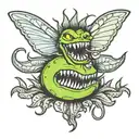 Venus fly trap tattoo design idea